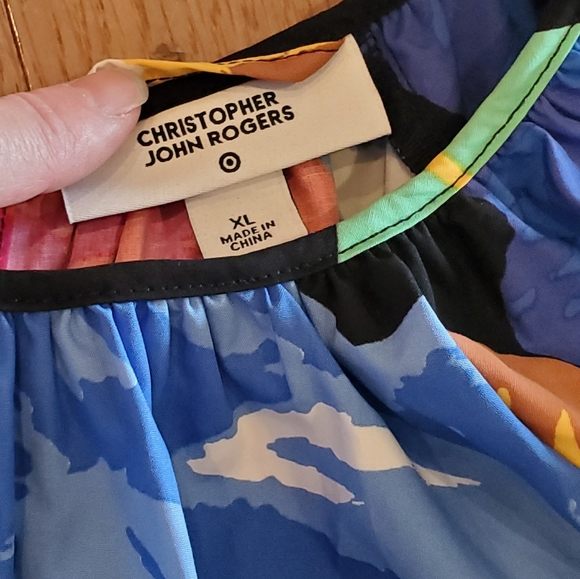 Christopher John Rogers Target Floral Puff Sleeve - Picture 10 of 11